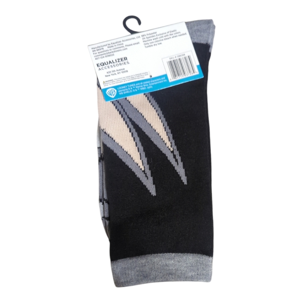 Looney Tones Bugs Bunny Crew Socks 1 Pair - Picture 3 of 3